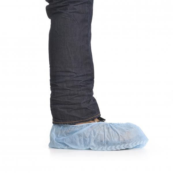 schoenhoes, schoenovertrek blauw klein verpakking