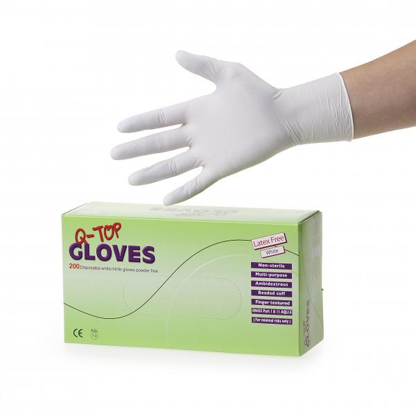 Latex handschoen<br><span class='title2'>Naturel poedervrij</span>