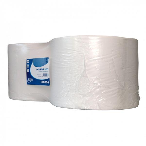 Industrie papierrol cellulose 1 laags<br><span class='title2'>poetspapier maxi rol</span>