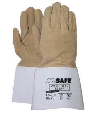 Lashandschoen Tig lassen<br><span class='title2'>Deersplitleder</span>